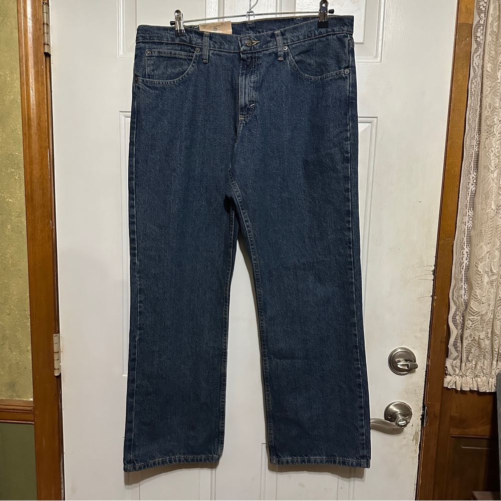 Magellan Mediterranean Boot Cut‎ Mens Blue Jeans 36x30 NWT Casual 34MAGMW